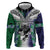 Custom New Zealand Warrior Zip Hoodie Maori Tribal Pattern