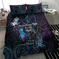 Suicide Awareness Bedding Set You Are Not Alone - Polynesian Pride