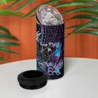 Suicide Awareness 4 in 1 Can Cooler Tumbler You Are Not Alone - Polynesian Pride