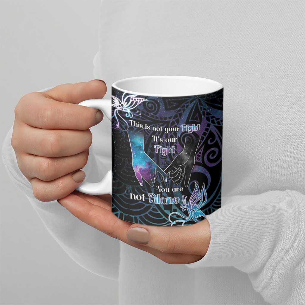 Suicide Awareness Ceramic Mug You Are Not Alone - Polynesian Pride