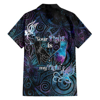 Suicide Awareness Family Matching Off The Shoulder Long Sleeve Dress and Hawaiian Shirt You Are Not Alone - Polynesian Pride