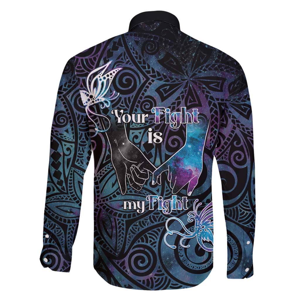 Suicide Awareness Family Matching Tank Maxi Dress and Hawaiian Shirt You Are Not Alone - Polynesian Pride