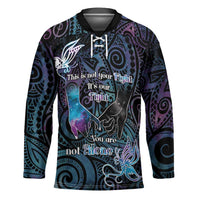 Suicide Awareness Hockey Jersey You Are Not Alone - Polynesian Pride