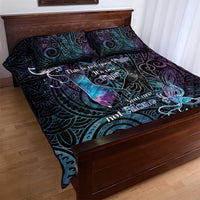 Suicide Awareness Quilt Bed Set You Are Not Alone - Polynesian Pride