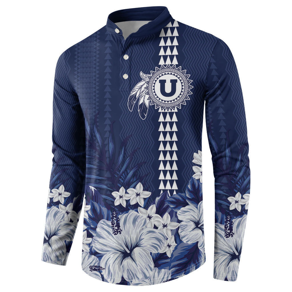 Personalized Utah State Button Sweatshirt Polynesian Style LT05 - Polynesian Pride