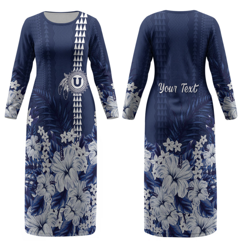 Personalized Utah State Couples Matching Long Sleeve Bodycon Dress and Hawaiian Shirt Polynesian Style LT05 - Polynesian Pride