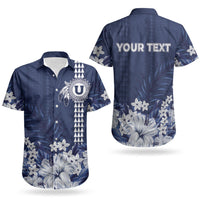 Personalized Utah State Couples Matching Summer Maxi Dress and Hawaiian Shirt Polynesian Style LT05 - Polynesian Pride