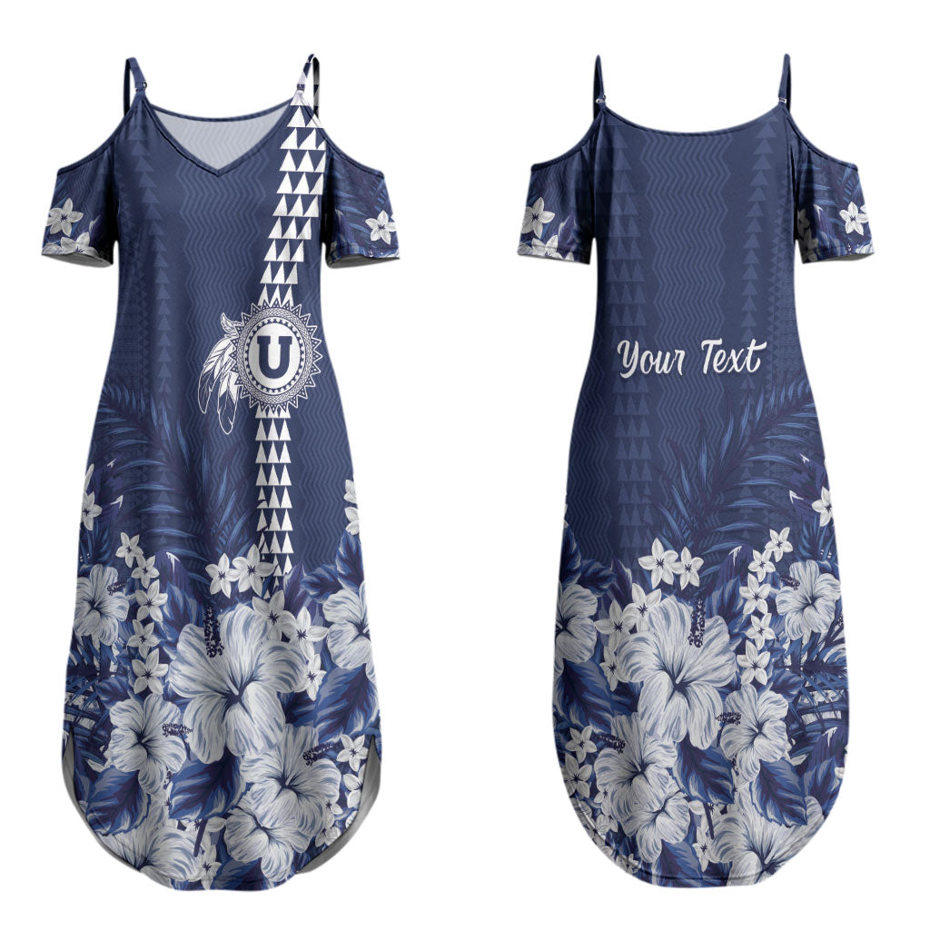 Personalized Utah State Couples Matching Summer Maxi Dress and Long Sleeve Button Shirt Polynesian Style LT05 - Polynesian Pride