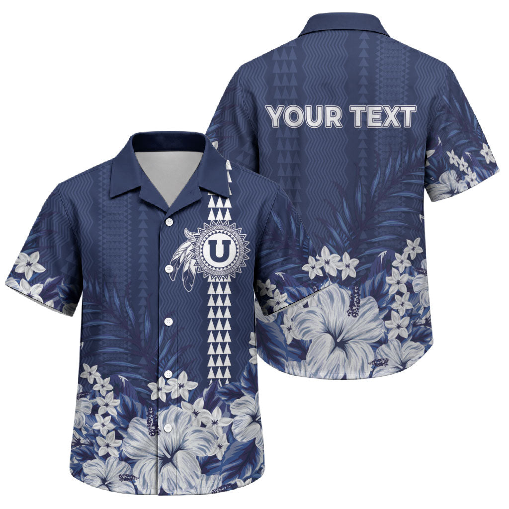 Personalized Utah State Family Matching Summer Maxi Dress and Hawaiian Shirt Polynesian Style LT05 Son's Shirt Blue - Polynesian Pride
