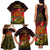 Papua New Guinea Family Matching Tank Maxi Dress and Hawaiian Shirt Coat Of Arms Tropical Flowers Polynesian Pattern LT05 - Polynesian Pride