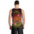 Papua New Guinea Men Tank Top Coat Of Arms Tropical Flowers Polynesian Pattern LT05 - Polynesian Pride