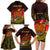 Personalized Papua New Guinea Family Matching Long Sleeve Bodycon Dress and Hawaiian Shirt Coat Of Arms Tropical Flowers Polynesian Pattern LT05 - Polynesian Pride