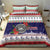 American Samoa Christmas Bedding Set Poinsettia La Maunia Le Kilisimasi