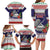 American Samoa Christmas Family Matching Long Sleeve Bodycon Dress and Hawaiian Shirt Poinsettia La Maunia Le Kilisimasi