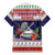 American Samoa Christmas Family Matching Long Sleeve Bodycon Dress and Hawaiian Shirt Poinsettia La Maunia Le Kilisimasi