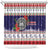 American Samoa Christmas Shower Curtain Poinsettia La Maunia Le Kilisimasi