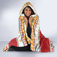 French Polynesia Christmas Hooded Blanket Coat Of Arms Merry Xmas LT05 - Polynesian Pride