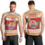 French Polynesia Christmas Men Tank Top Coat Of Arms Merry Xmas