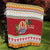 French Polynesia Christmas Quilt Coat Of Arms Merry Xmas