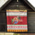 French Polynesia Christmas Quilt Coat Of Arms Merry Xmas