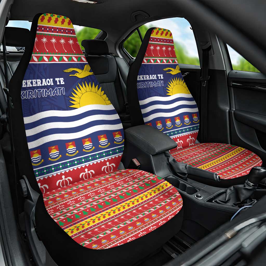 Kiribati Christmas Car Seat Cover Coat Of Arms Tekeraoi Te Kiritimati