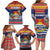 Kiribati Christmas Family Matching Long Sleeve Bodycon Dress and Hawaiian Shirt Coat Of Arms Tekeraoi Te Kiritimati