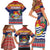 Kiribati Christmas Family Matching Short Sleeve Bodycon Dress and Hawaiian Shirt Coat Of Arms Tekeraoi Te Kiritimati