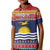 Kiribati Christmas Kid Polo Shirt Coat Of Arms Tekeraoi Te Kiritimati