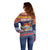 Kiribati Christmas Off Shoulder Sweater Coat Of Arms Tekeraoi Te Kiritimati