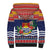 Kiribati Christmas Sherpa Hoodie Coat Of Arms Tekeraoi Te Kiritimati