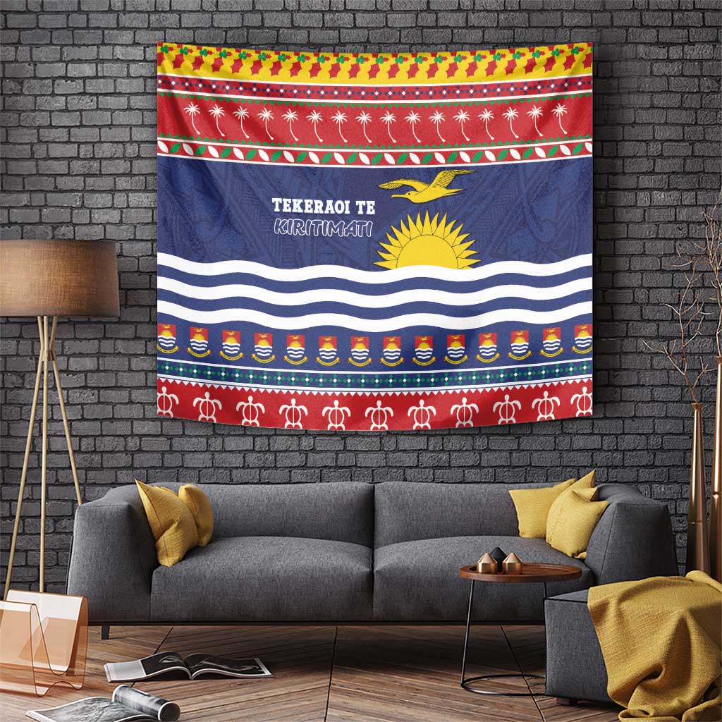 Kiribati Christmas Tapestry Coat Of Arms Tekeraoi Te Kiritimati