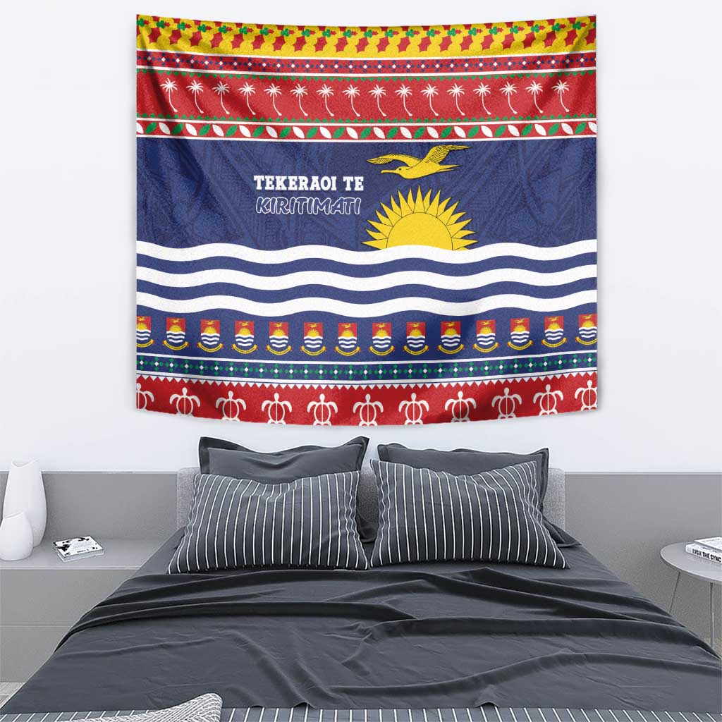 Kiribati Christmas Tapestry Coat Of Arms Tekeraoi Te Kiritimati