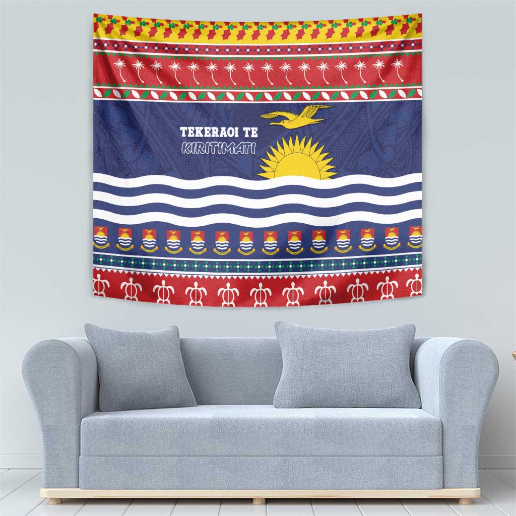 Kiribati Christmas Tapestry Coat Of Arms Tekeraoi Te Kiritimati