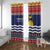 Kiribati Christmas Window Curtain Coat Of Arms Tekeraoi Te Kiritimati