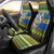 Solomon Islands Christmas Car Seat Cover Coat Of Arms Merry Xmas