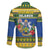 Solomon Islands Christmas Family Matching Mermaid Dress and Hawaiian Shirt Coat Of Arms Merry Xmas