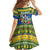 Solomon Islands Christmas Family Matching Off The Shoulder Long Sleeve Dress and Hawaiian Shirt Coat Of Arms Merry Xmas