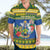 Solomon Islands Christmas Hawaiian Shirt Coat Of Arms Merry Xmas