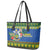 Solomon Islands Christmas Leather Tote Bag Coat Of Arms Merry Xmas