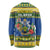 Solomon Islands Christmas Long Sleeve Shirt Coat Of Arms Merry Xmas