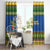 Solomon Islands Christmas Window Curtain Coat Of Arms Merry Xmas