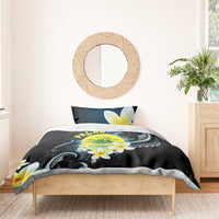 Palau United Nations Day Bedding Set Polynesian Curves Plumeria - Polynesian Pride