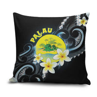 Palau United Nations Day Pillow Cover Polynesian Curves Plumeria - Polynesian Pride