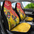 New Zealand Piwakawaka Christmas Car Seat Cover With Maori Pattern