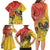 New Zealand Piwakawaka Christmas Family Matching Long Sleeve Bodycon Dress and Hawaiian Shirt With Maori Pattern