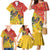 New Zealand Piwakawaka Christmas Family Matching Mermaid Dress and Hawaiian Shirt With Maori Pattern