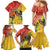 New Zealand Piwakawaka Christmas Family Matching Mermaid Dress and Hawaiian Shirt With Maori Pattern