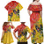 New Zealand Piwakawaka Christmas Family Matching Off Shoulder Maxi Dress and Hawaiian Shirt With Maori Pattern