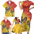 New Zealand Piwakawaka Christmas Family Matching Short Sleeve Bodycon Dress and Hawaiian Shirt With Maori Pattern