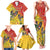 New Zealand Piwakawaka Christmas Family Matching Tank Maxi Dress and Hawaiian Shirt With Maori Pattern